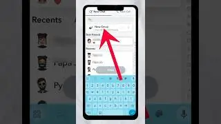 Snapchat par group kaise banaye 😱 How to Create Group on Snapchat | #shorts
