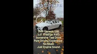 Vancouver Rain + 2026 Genesis G80 = Pure Driving Therapy | Raw POV 🌧️