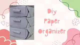 DIY 3 tier organizer using paper#@mallikaeb3733 Plush palette