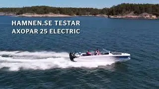 Teaser: Axopar 25 Electric &ndash; s&aring; funkar den med 300 eldrivna hk