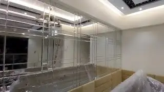Mirror Panel Clear Size 84&times;144#mirror #glass #mirrorworld #subscribe 9699034909