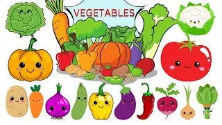 Magic Vegetables for Kids | Learn Colors and Names with a Fun Spell!