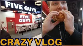 POPRVÉ VE FIVE GUYS aneb Crazy Vlog #42