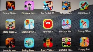 Kooply run,zombie stunami,swing monster,scary teacher,red ball 4 || Roblox