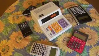 Calculators-  CASIO, Privileg, Walther -Vintage