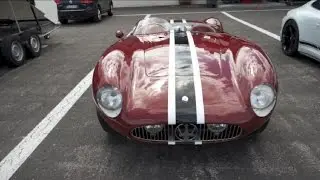Gérard Larrousse en Maserati 300S de 1955 (Circuit Paul Ricard)