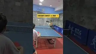 Table Tennis Forehand Counter & Drive Practice. #tabletennisdaily #tablesoccerissport #pingpong