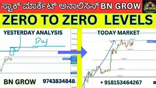 ZERO TO HERO  LEVELS TOMORROW  PROFIT BOOKING BN GROW TRADING