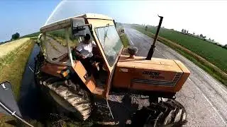 #traktor #Fiat 1180 DTH #Irrigazione a Pioggia #campagna Cremonese #agra #italytractor 