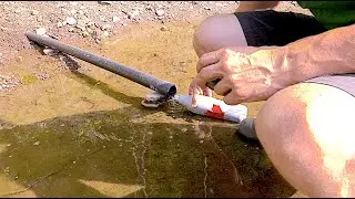 Natural spring water found!  Water source for the Cabin???