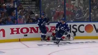 Major Penalty to Lightning's Hagel for Hit on Panthers' Barkov