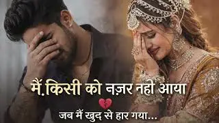 मैं किसी को नज़र नहीं आया | Heart Touching Sad Song 2026 | Emotional Pain Song 💔