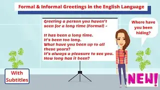 Greeting someone in English || Useful English Greetings & Responses || Formal & Informal Greetings