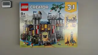 Lego Medieval Castle 3 in 1 31120 Marketplace and Windmill Model Timed Speed Build