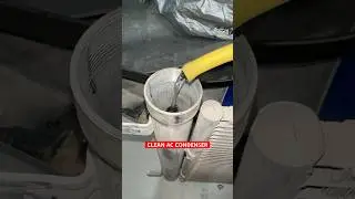 How To Clean Ac Condenser #shortvideo