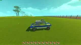 Scrap Mechanic - German Authobahn/Highway Police Car / Deutsches Autobahnolizeiauto