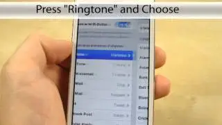 How to change the Ringtone and Sound on the Apple iPhone 5