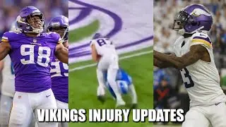 Vikings Injury Updates: DJ Wonnum, TJ Hockenson, Jordan Addison