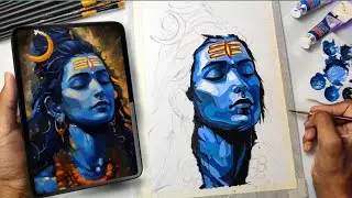 Lord Shiva Drawing, Savan Special Shiva Drawing , Part 01