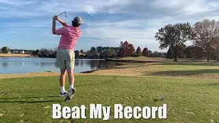 9 Hole Beat My Record w/ Shot Tracers | Scott Rowland
