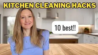 The SECRET To Never Having a Dirty Kitchen! (easy kitchen cleaning hacks, minimalism)