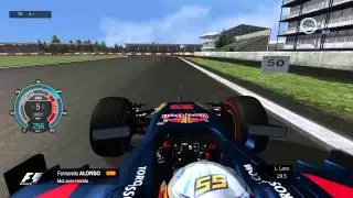 rFactor (F1 2015 MOD + F1 2015 HUD): Britain Practice