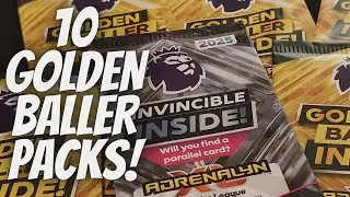 I FOUND TWO INVINCIBLES!! Opening 10 ADRENALYN XL 2025 GOLDEN BALLER packs!