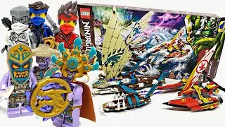 LEGO Ninjago Catamaran Sea Battle review! 2021 set 71748!