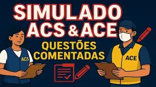 Simulado ACS e ACE Concurso P&uacute;blico 2025 🦟 | Quest&otilde;es Comentadas Agente de Sa&uacute;de
