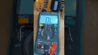 Good vs Bad Diode: Tested with a Diode Meter!  #school #electronic #test #diode #rectifier #shorts