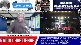 Monday 1/12/2026| Prayer Meeting Every Night on the Christian Radio Tele | With Pasteur Herve Joseph