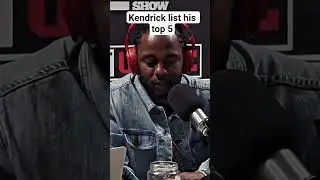 Kendrick list his best top 5 artist. Who are your top 5? drop it in Comments #kendricklamar #top5