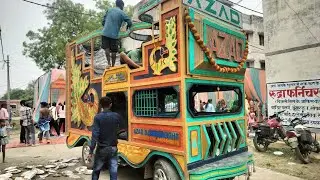 New Azad DJ Chunar new look 👑🏆 barat #dj #viralvideo