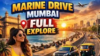Mumbai Marin Drive Churchgate se last तक जहां आप पानी मे उतर सकते है #mumbai #challenge 