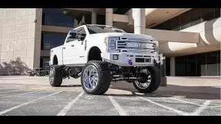 2017 F250 on 26x14 SPECIALTY FORGED WHEELS WITH A 12 INCH LIFT! NEW SEMA BUILDS EVERY DAY!