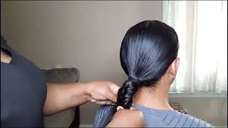 A Fishtail Braid On My Husband's Long Hair | Long Hair Men Hairstyles | Braid Stlyes for Long Hair