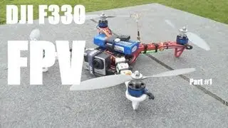 DJI F330 Proximity FPV practice flight with smaller quad Part #1