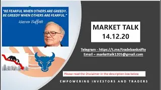 NIFTY | BANK NIFTY VIEW | 14.12.20 | TECHNICAL ANALYSIS & KEY DATA POINTS