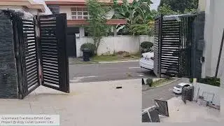 Automated Trackless folding gate