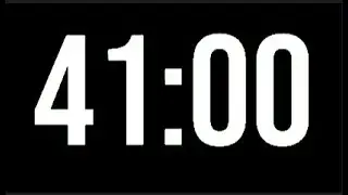 41 Minute Timer - 2460 Seconds Countdown