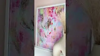 The difference between original artwork and abstract prints ??#abstractpaint #modernart  #artprints