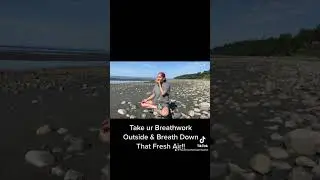 Beach Side Breath Work #shorts #wimhof