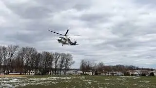 NJSP NorthSTAR AIR MEDICAL HELICOPTER LAND ATTEMPT