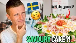 Is this Sweden’s WEIRDEST food?! *I try Smörgåstårta so you don’t have to*