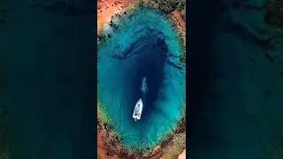 Cetina river source or the Eye of the Earth aerial view 💙