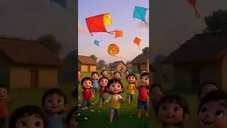 &ldquo;Fly Fly Kite 🪁 | Happy Sankranthi Song for Kids 🌾&rdquo;
