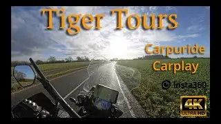 Technology update Carpuride CarPlay fitted to the Triumph Tiger 1200 XCA Adventure Bike
