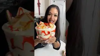 Strawberry Banana Pudding is my new favorite dessert!! It&rsquo;s soooo good 😋#holidayrecipes