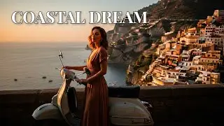 Gentle Waves on the Amalfi Coast 🌅 Calm Evening Mood