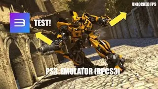 PS3 Emulator (RPCS3) test | Transformers Dark of The Moon (unlocked fps) RTX 2080 TI i5 14600kf